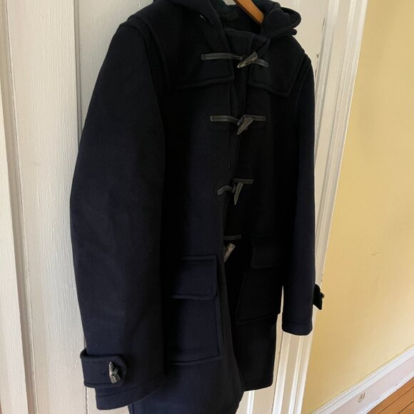 Brand New // Gloverall “Morris Duffle” Navy Black-Watch Size S – Made in England - Picture 3 of 8